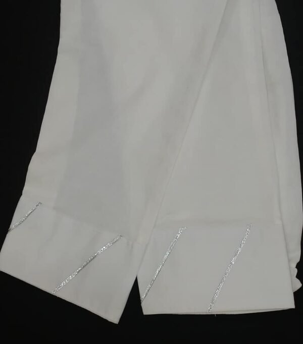 Plain White Trousers